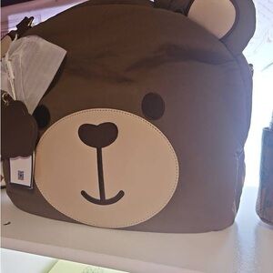 Charming Brown Bear Backpack